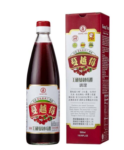 工研蔓越莓醋590ml